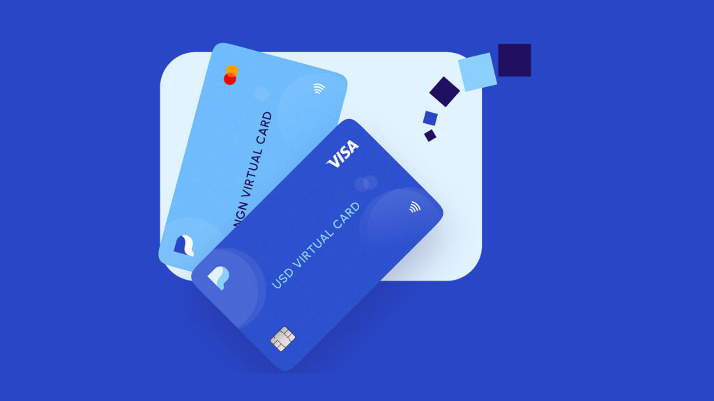 a group of blue and white credit cards