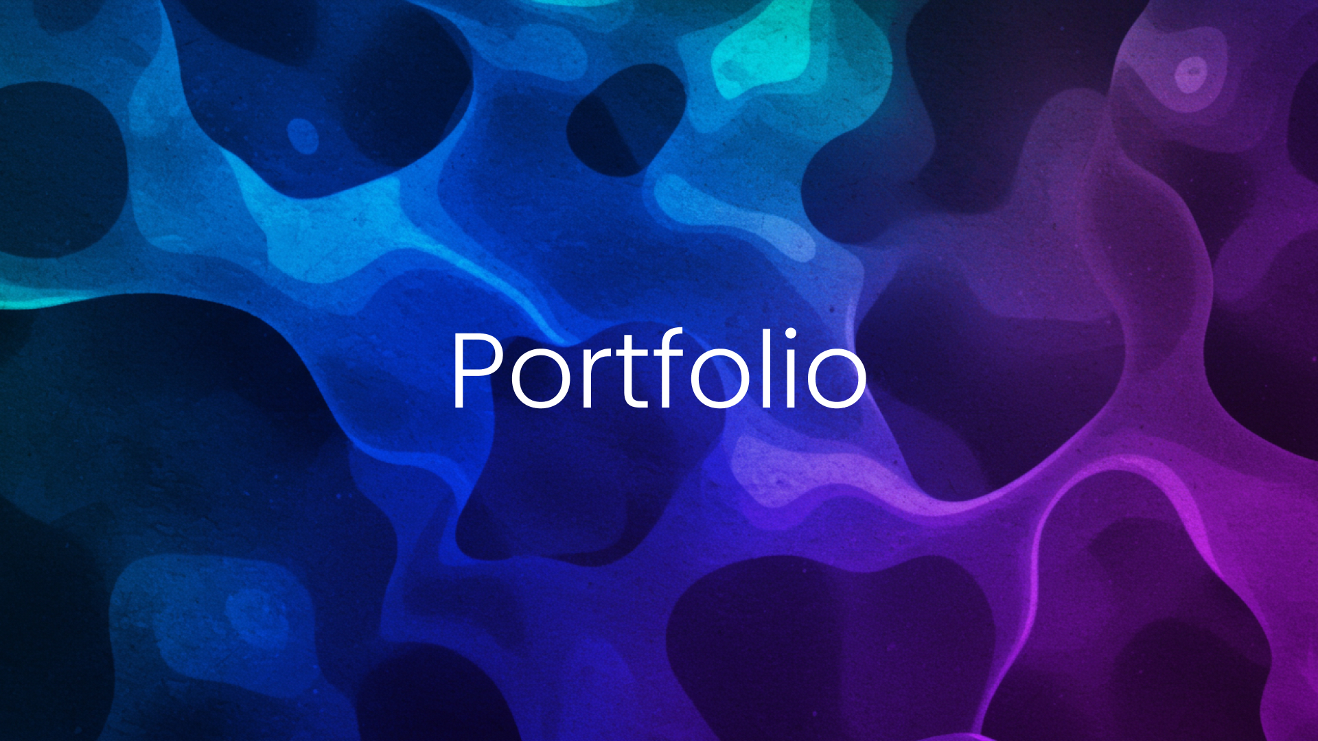 a blue and purple background with white text